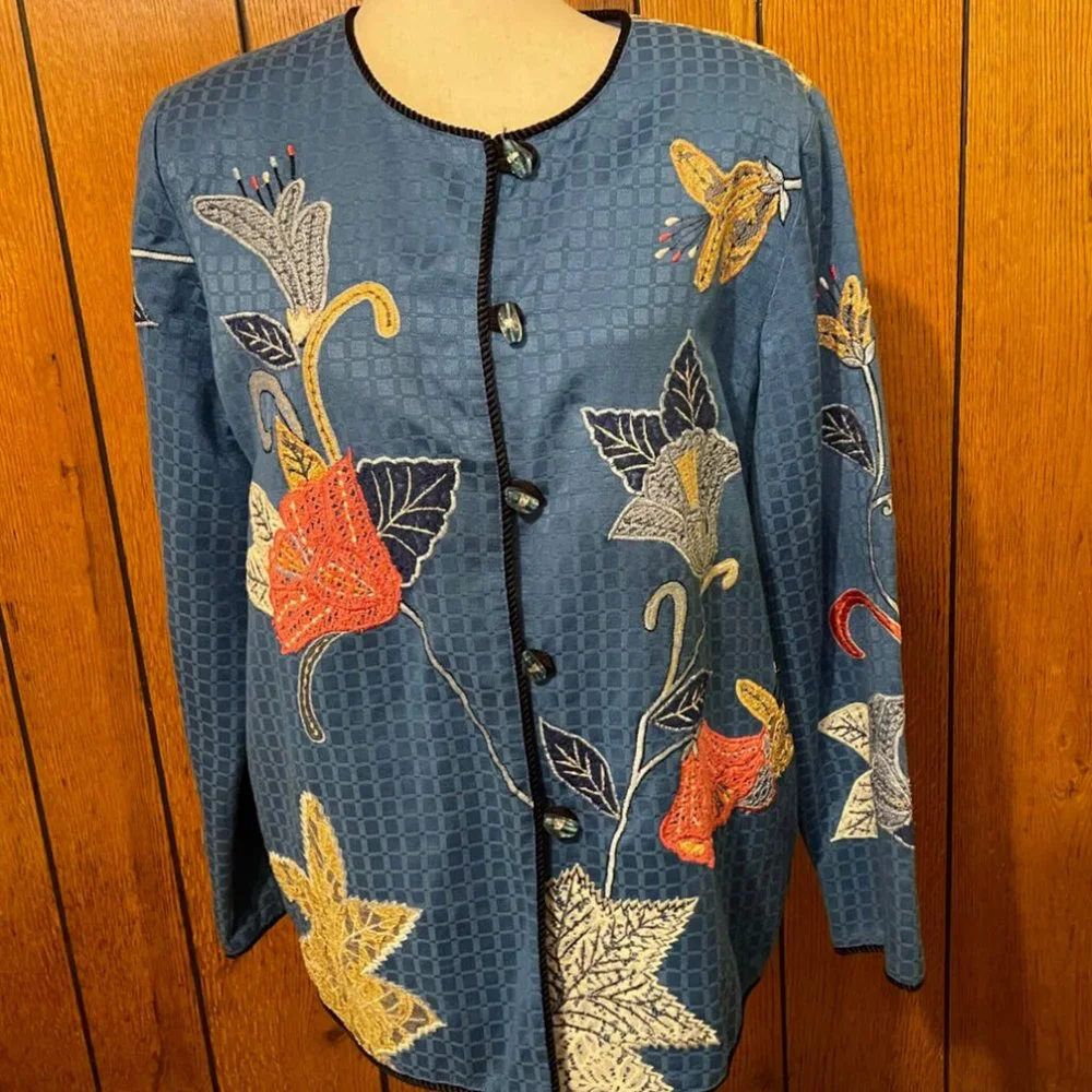 Indigo Moon - Size M - Ladies Dress Jacket - NEW - Picture 1 of 6
